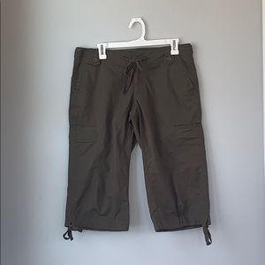 Calvin Klein Army Green Capri Pants